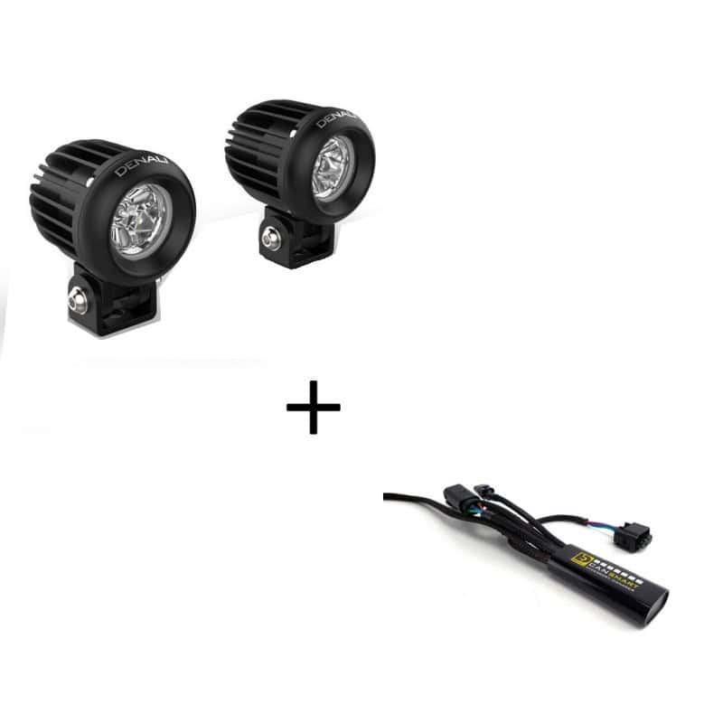 Kit Feux Additionnel DENALI D2 Led + CANsmart Gen II pour BMW R 1200 GS - Adventure (13-18)