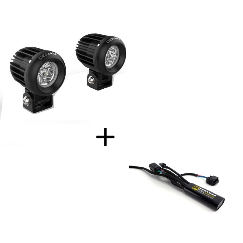 Kit Feux Additionnel DENALI D2 Led + CANsmart Gen II pour Triumph 1200 Tiger (22-24)