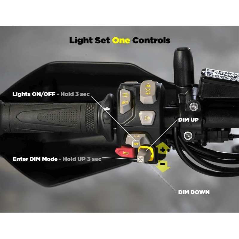 Kit Feux Additionnel DENALI D2 Led + CANsmart Gen II pour Triumph 1200 Tiger (22-24)