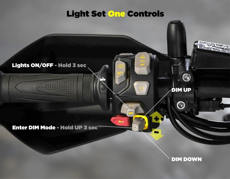 Kit Feux Additionnel DENALI D2 Led + CANsmart Gen II pour Triumph 1200 Tiger (22-24)