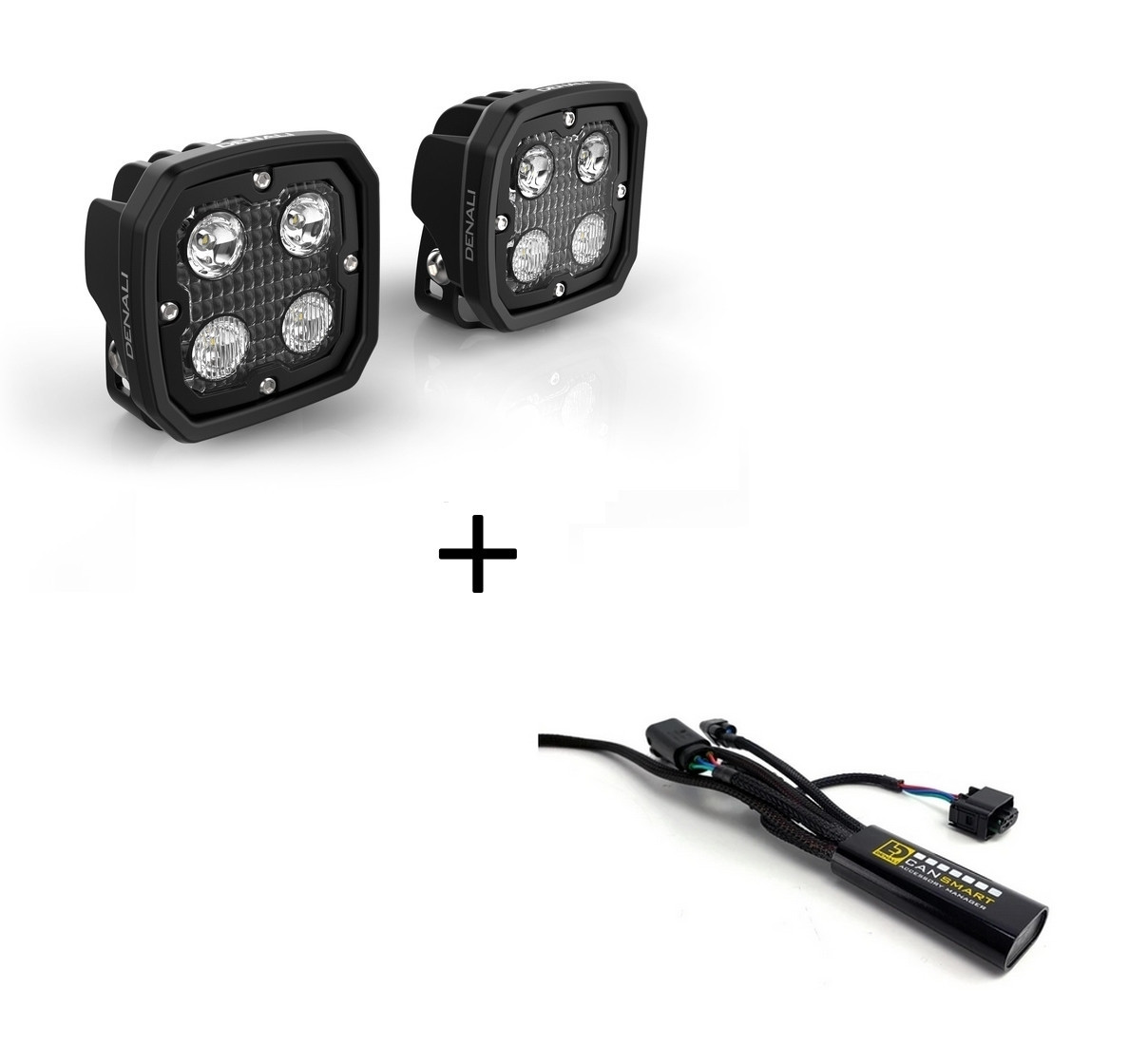 Kit Feux Additionnel DENALI D4 Led + CANsmart Gen II pour BMW R 1200 GS - Adventure (13-18)