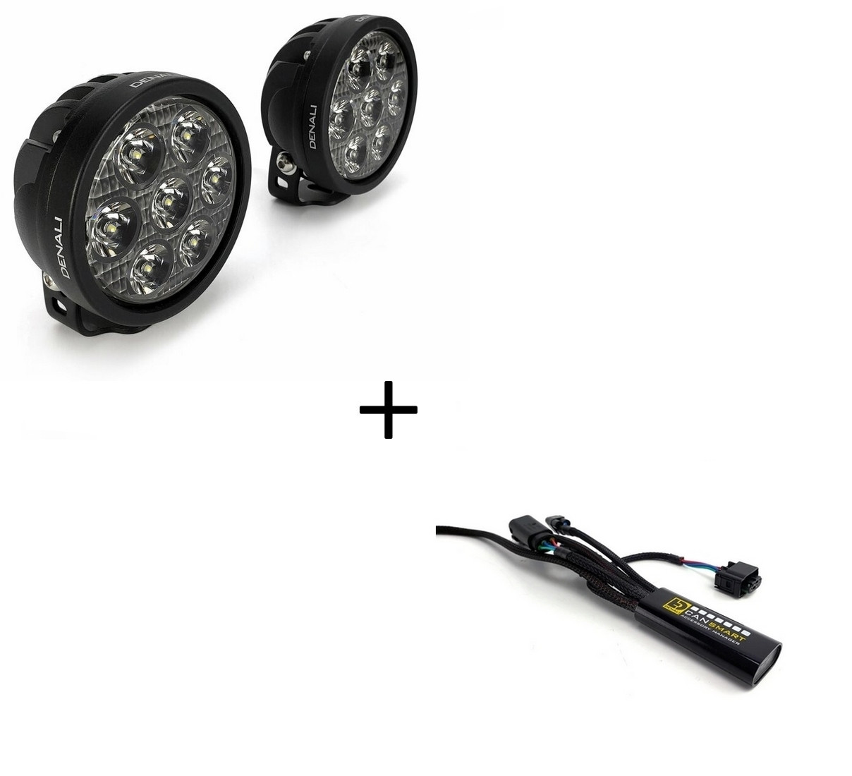 Kit Feux Additionnel DENALI D7 Led + CANsmart Gen II pour Triumph 1200 Tiger (22-24)