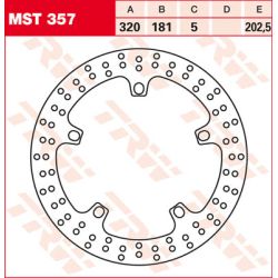 Disque de Frein avant TRW pour BMW K1300 S (09-13) - MST357