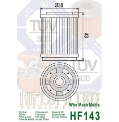 Filtre a Huile Quad Hiflofiltro HF143