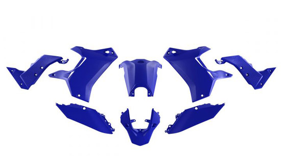 Kit Plastique RaceTech pour Yamaha Ténéré 700 - Bleu