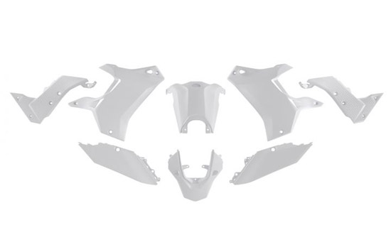 Kit Plastique RaceTech pour Yamaha Ténéré 700 - Blanc