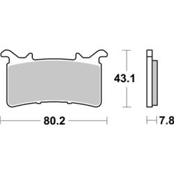 Plaquette de Frein Racing SBS 985DS-1