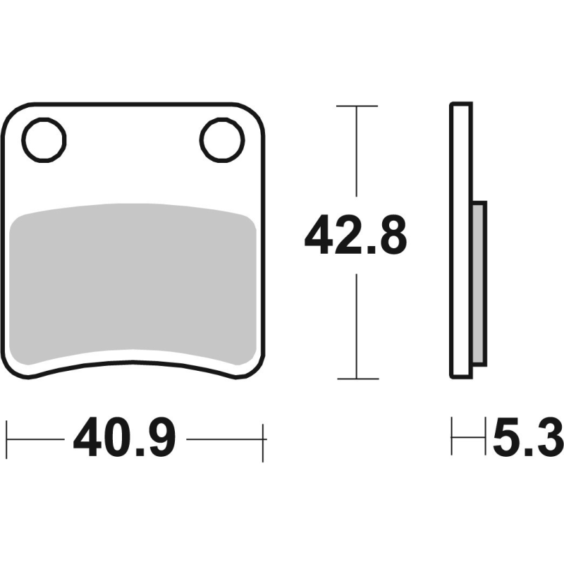 Plaquette de frein de Parking Brembo 07GR19 CC