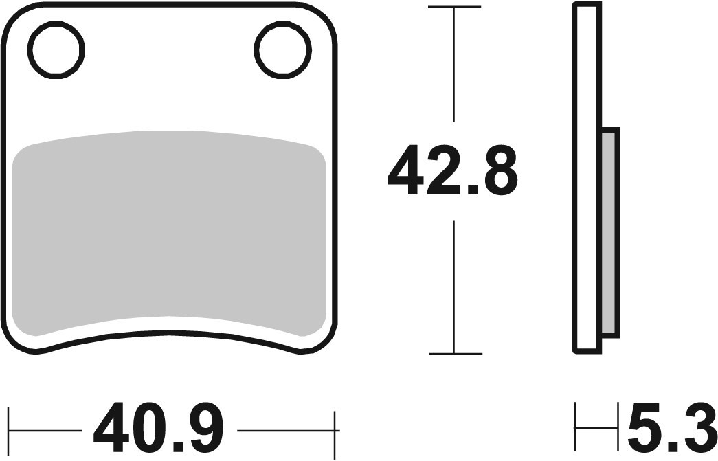 Plaquette de frein de Parking Brembo 07GR19 CC