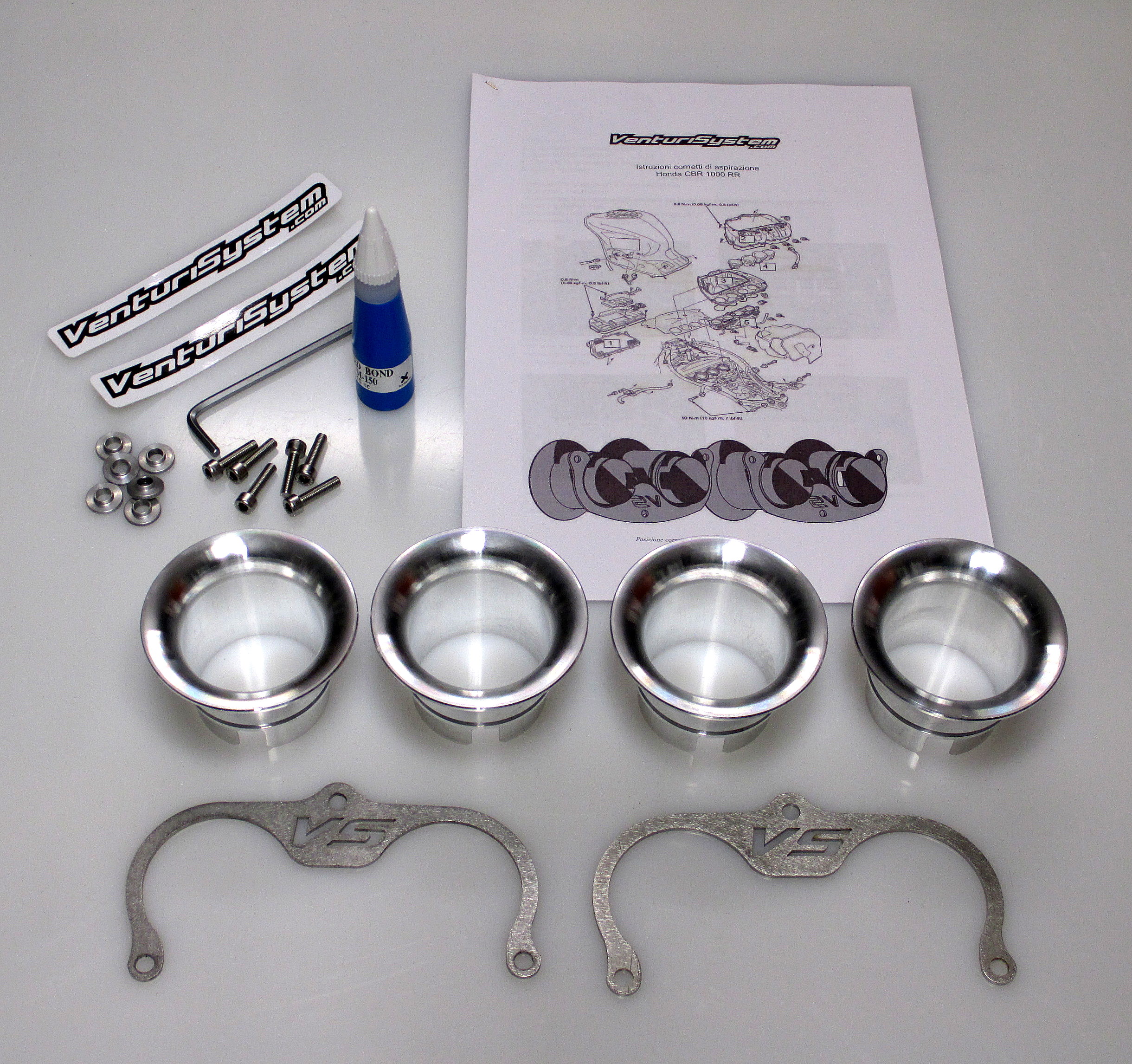 Cornets d’Admission Venturi Racing pour Honda CBR 1000 RR (08-13)