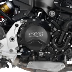 Kit Couvre Carter Alternateur / Embrayage Racing Pro R&G pour BMW F 900 GS (2024) - KEC0177PROBK