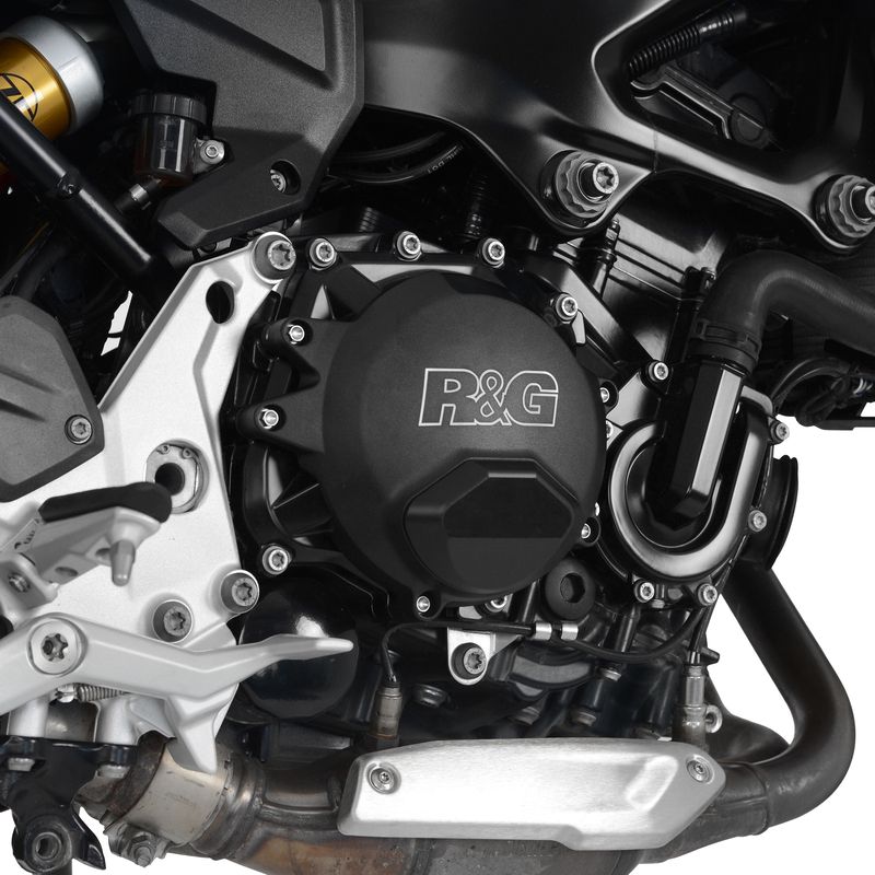 Kit Couvre Carter Alternateur / Embrayage Racing Pro R&G pour BMW F 900 GS (2024) - KEC0177PROBK