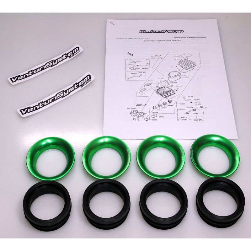 Cornets d’Admission Venturi Racing pour Kawasaki ZX-6R (07-15)