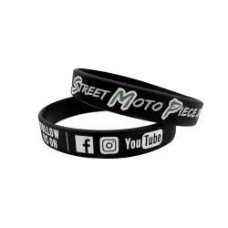 Bracelet Silicone Street Moto Piece "SMP"