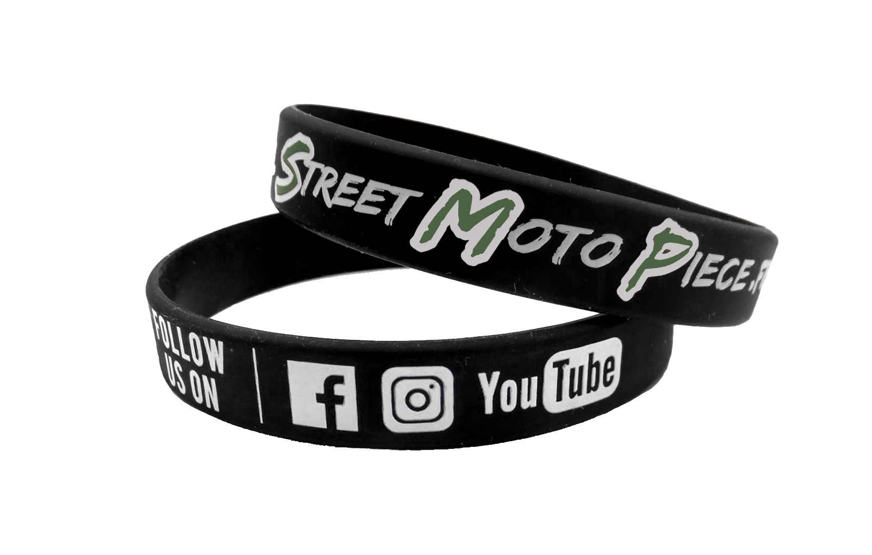 Bracelet Silicone Street Moto Piece "SMP"