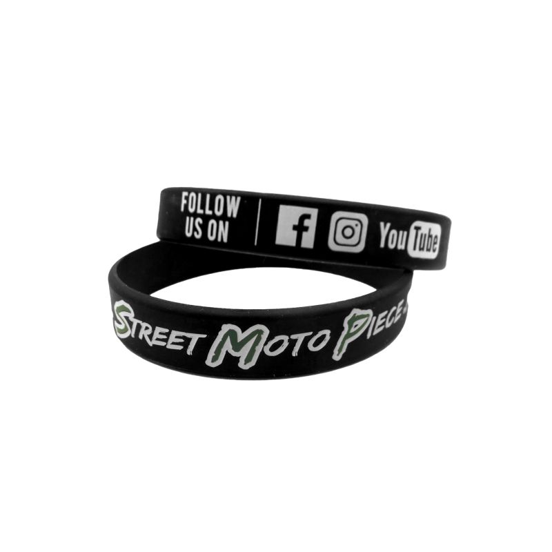 Bracelet Silicone Street Moto Piece "SMP"