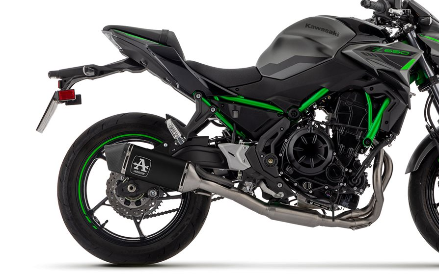 Ligne d'Échappement Homologué ARROW Veloce pour Kawasaki Z 650 (2024 et +)