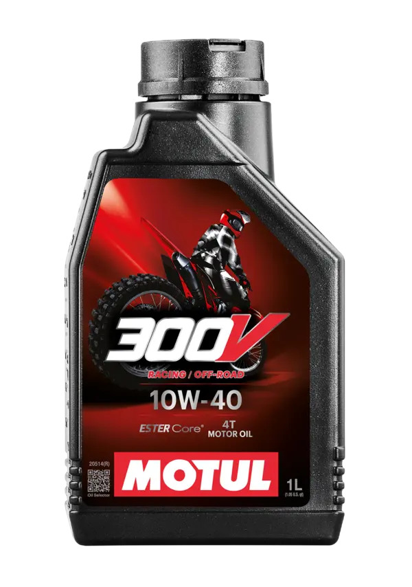 Huile moto Motul 300V 10w40 OFF ROAD 1 Litre