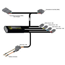 Kit Additionnel DENALI D7 PRO + Support + CANsmart Gen II pour R 1300 GS (24-25)