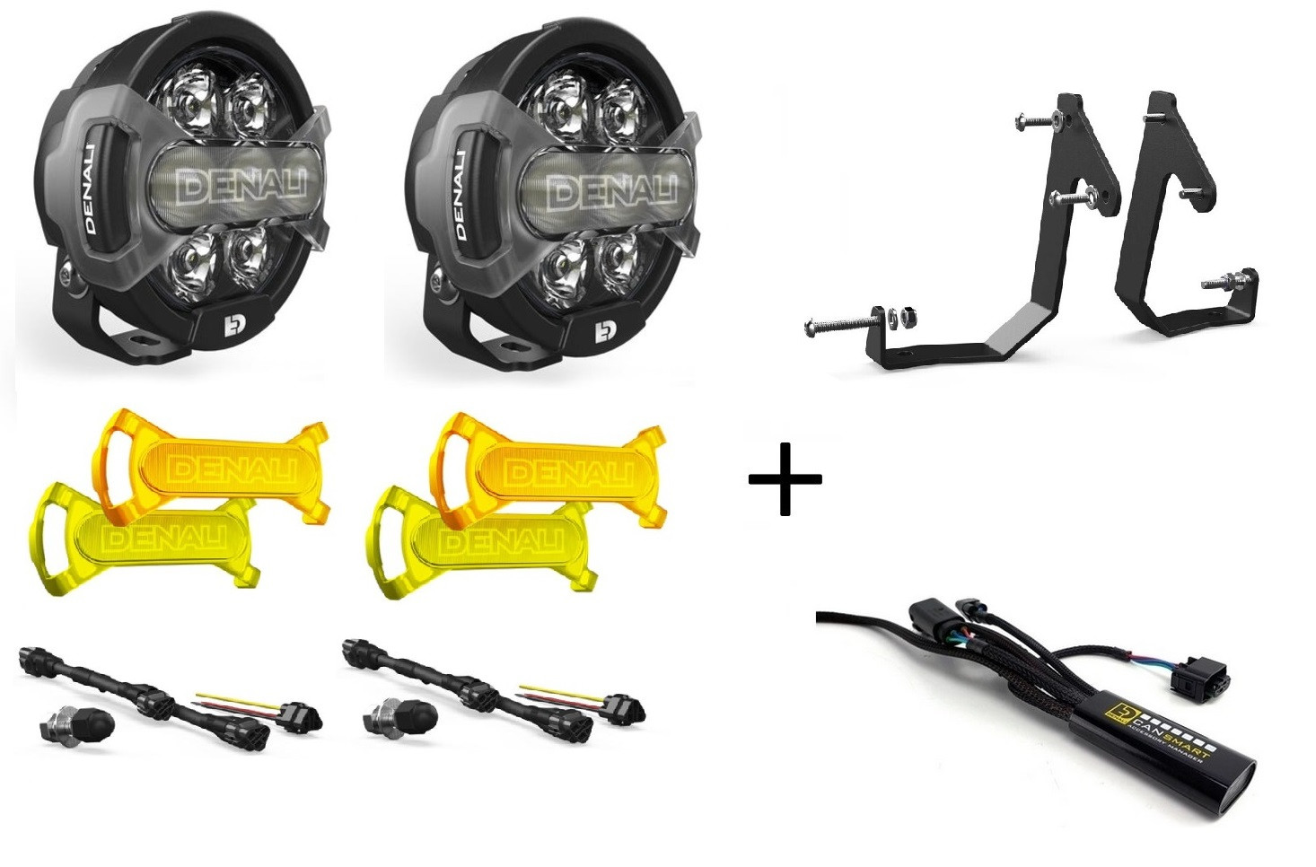 Kit Additionnel DENALI D7 PRO + Support + CANsmart Gen II pour R 1300 GS (24-25)