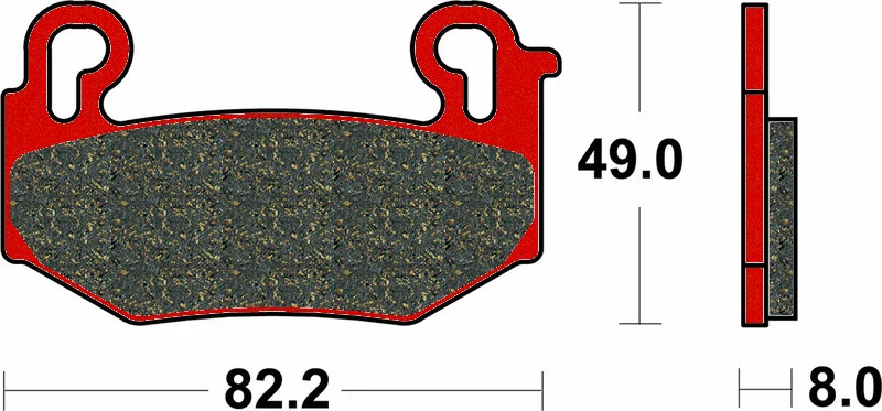 Plaquette de frein Avant Brembo 07BB42SA - Syntérisé Route