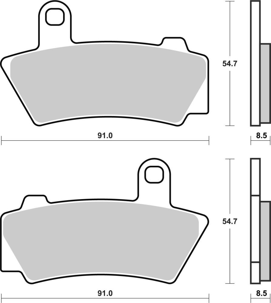 Plaquette de frein Arrière Origine Brembo 07BB4180