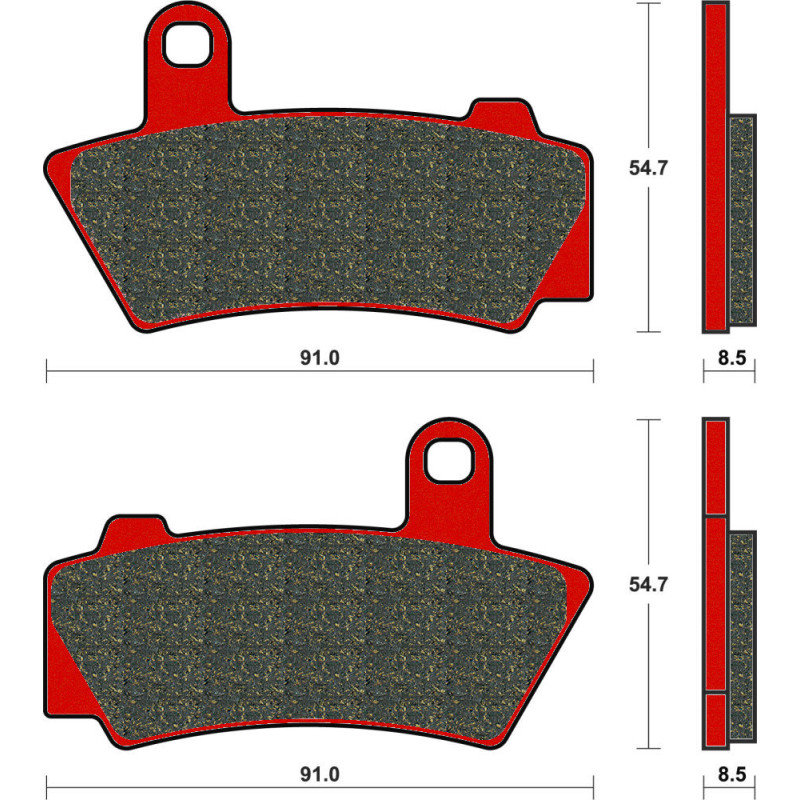 Plaquette de frein Arrière Brembo 07BB41SP