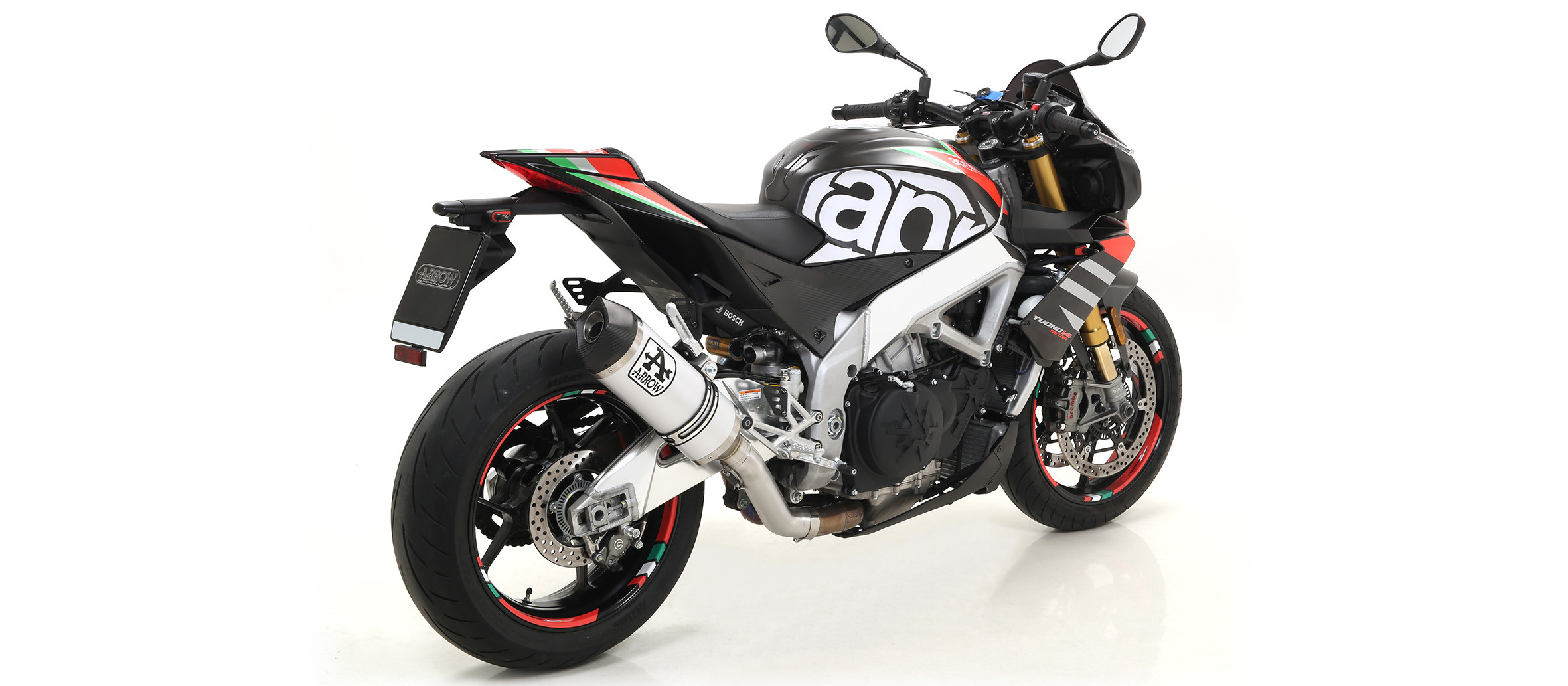 Silencieux Racing ARROW Race-Tech pour Aprilia Tuono V4 1100 RR / Factory (19-20)