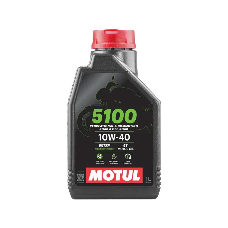 Huile moto Motul 5100 4T 10W40 1 Litre