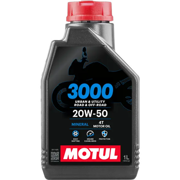 Huile Moto motul 3000 20w50 1 Litre 