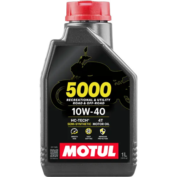 Huile moto Motul 5000 4T 10W40 1 Litre