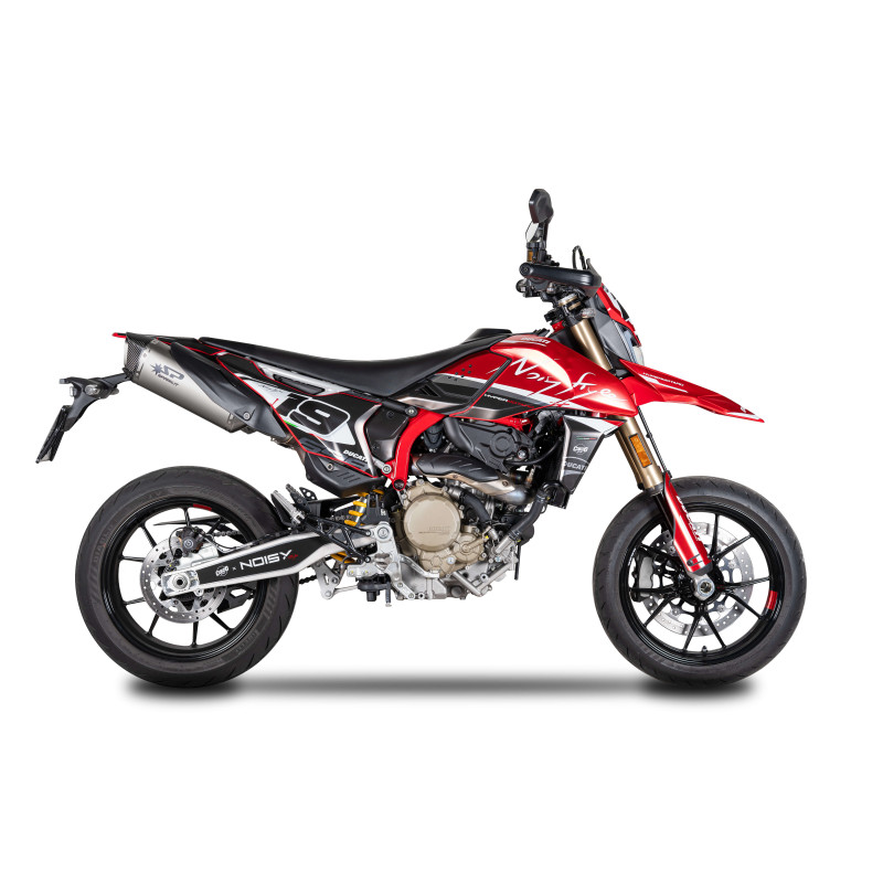 Paire de Silencieux Spark Force EVO Homologué pour Hypermotard 698 Mono (24-25) - GDU1809TOM