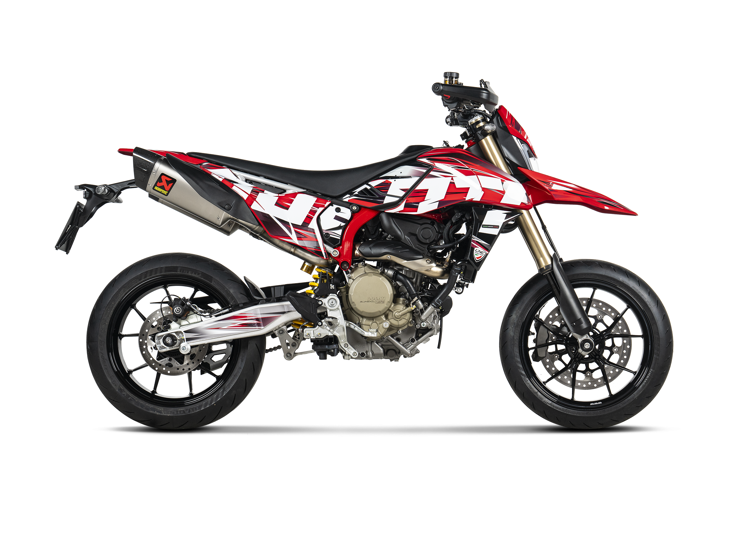 Silencieux Akrapovic Homologué pour Hypermotard 698 Mono (24-25) - S-D6SO2-HAPLT