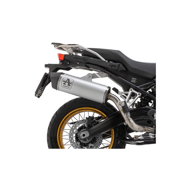 Silencieux Homologué + Raccord décatalysé ARROW Maxi Race-Tech pour BMW F850GS (21-24)