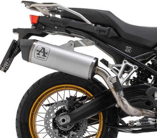 Silencieux Homologué + Raccord décatalysé ARROW Maxi Race-Tech pour BMW F850GS (21-24)