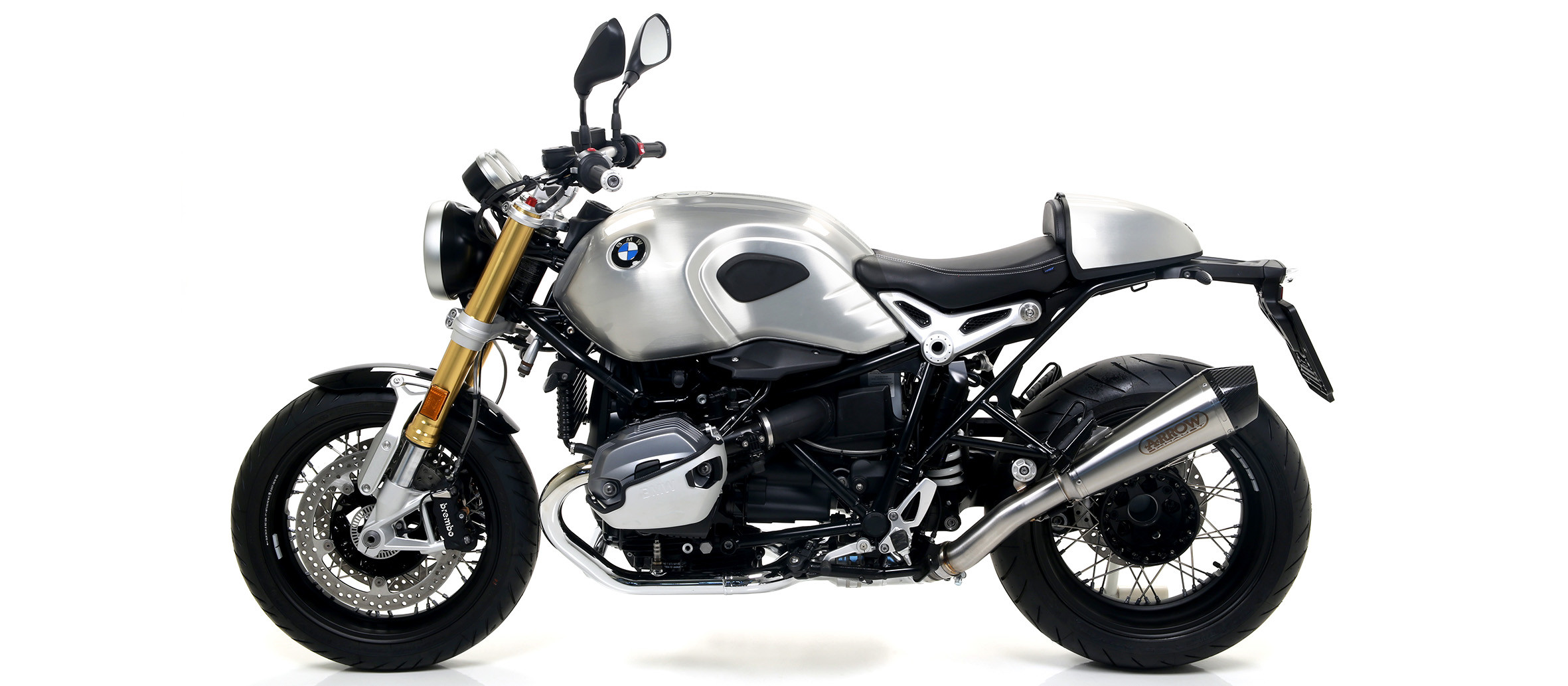 Silencieux ARROW X-Kone pour BMW R Nine T Scrambler (16-20)