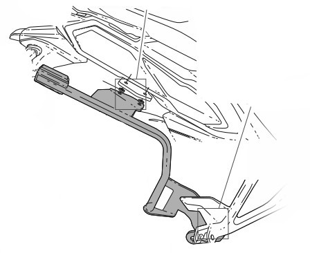 Support de Valise Shad 3P System pour GSX-S 1000 GX (2024 et +)