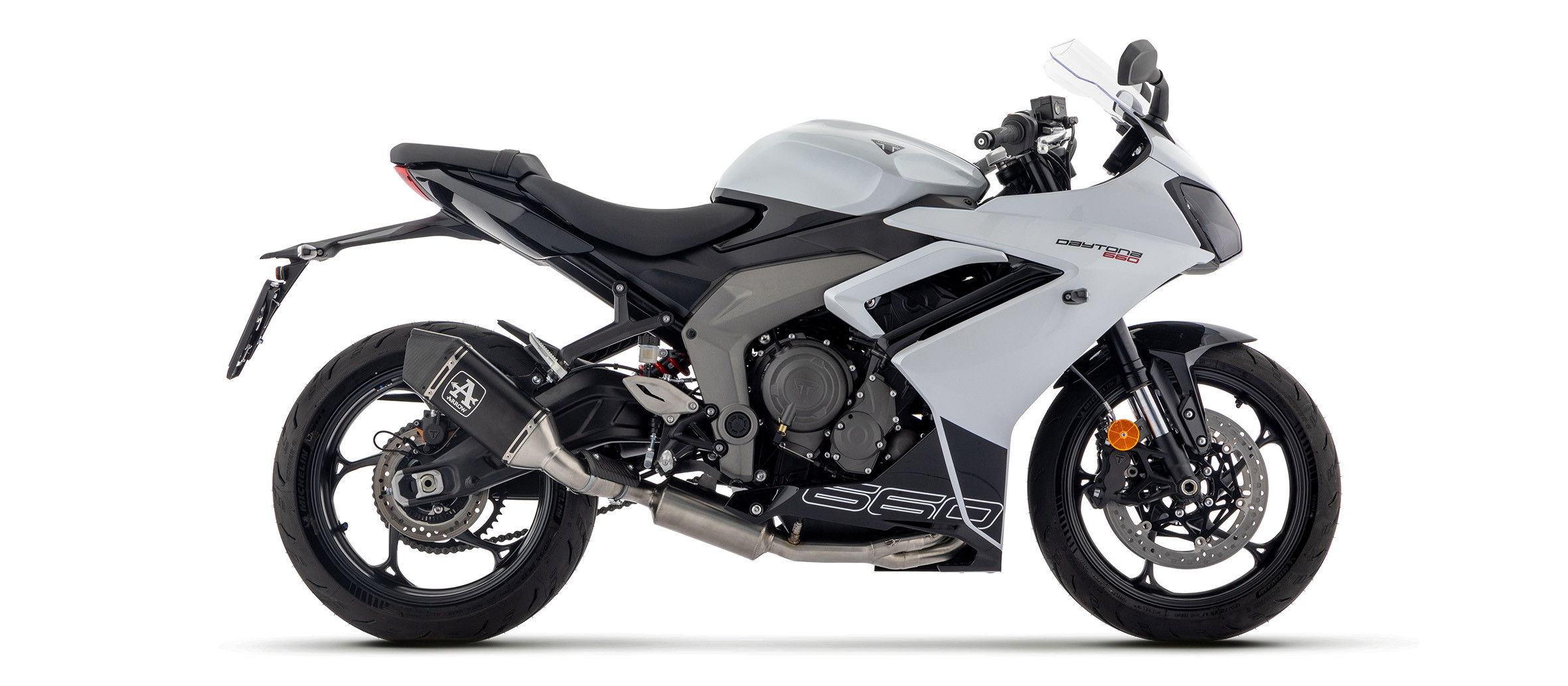 Ligne d'Échappement Racing ARROW Veloce pour Daytona 660 (24 et +)