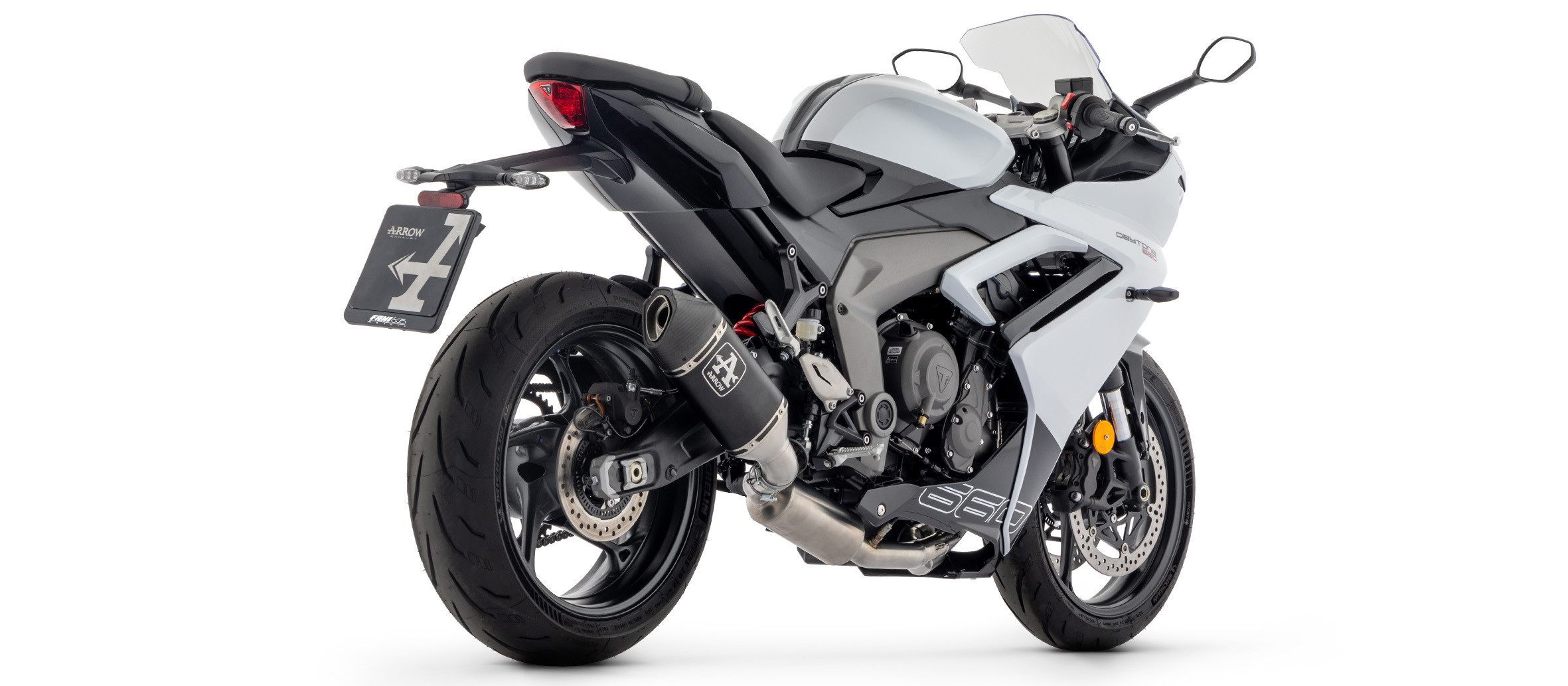 Ligne d'Échappement Racing ARROW Veloce pour Daytona 660 (24 et +)