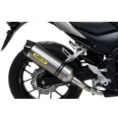 Ligne d'échappement ARROW Race-Tech embout Carbone pour CB500 F (19-20)