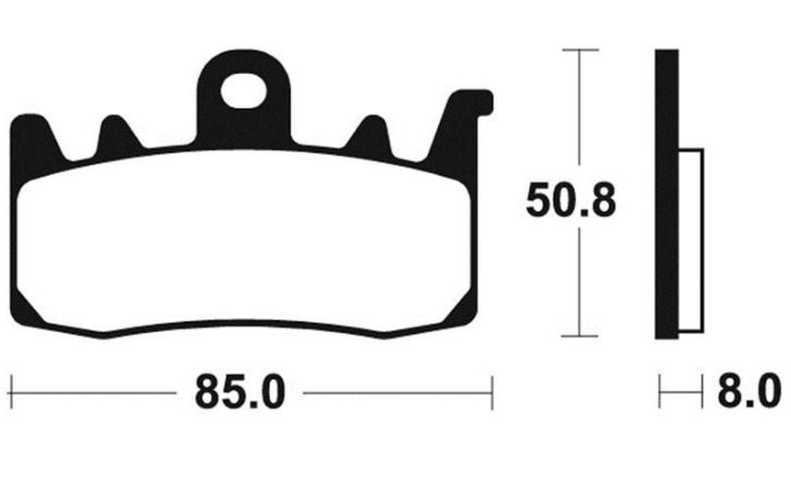 Plaquette de Frein Avant SBS 900RST - Syntérisé Route et Piste