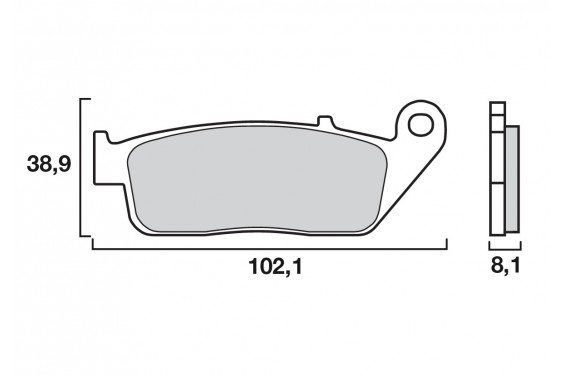 Plaquette de Frein Avant SBS 700HF