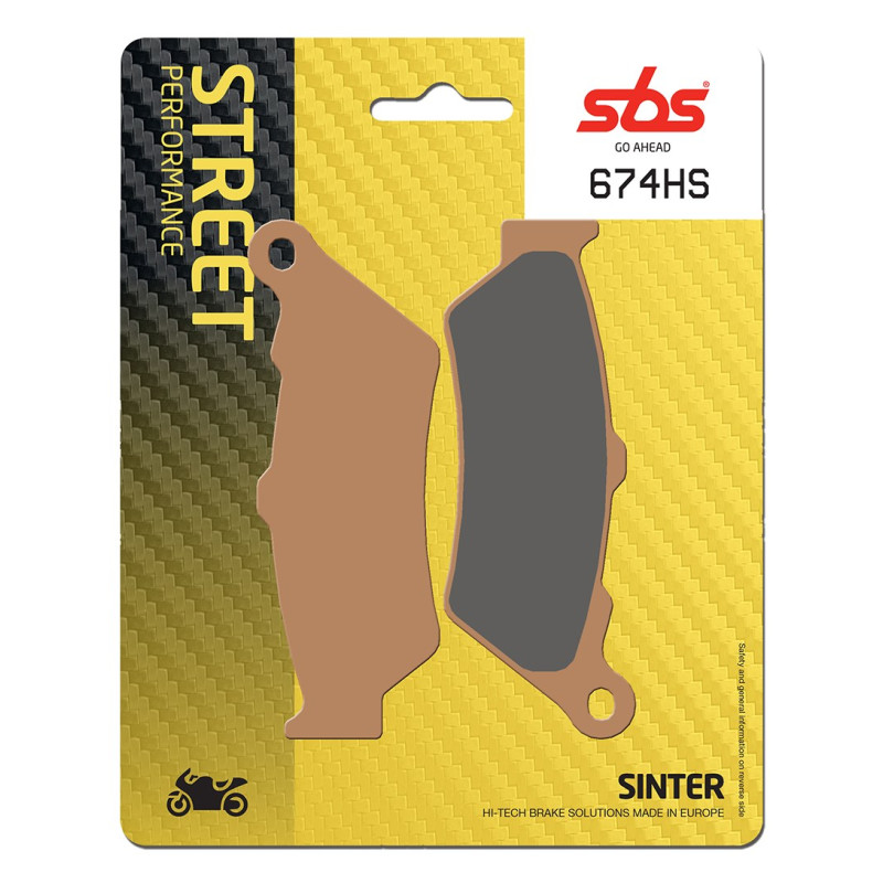 Plaquette de Frein Avant SBS 674HS - Syntérisé Route