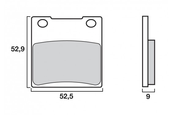 Plaquette de Frein Arrière SBS 556LS