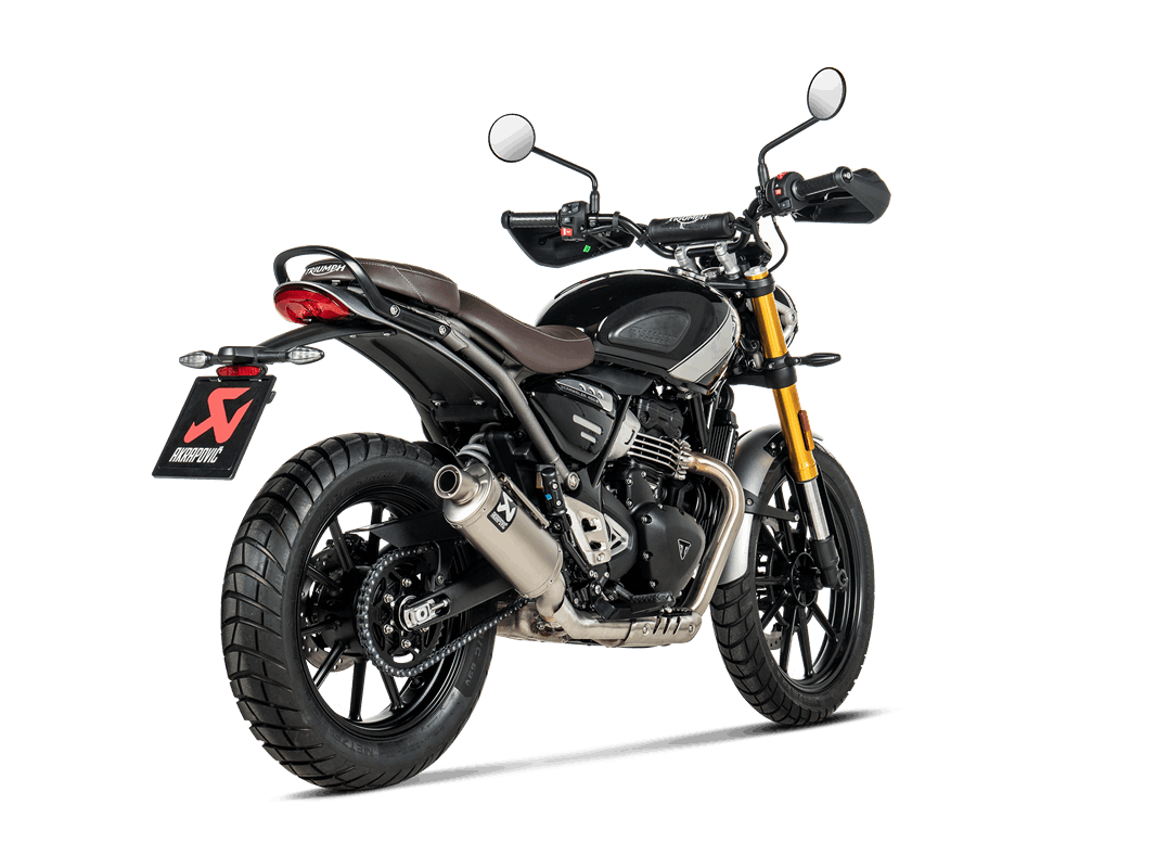 Silencieux Akrapovic Homologué Scrambler 400 X (24-25) S-T4SO1-HDT