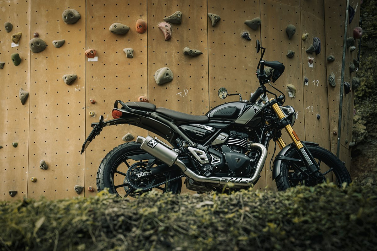 Silencieux Akrapovic Homologué Scrambler 400 X (24-25) S-T4SO1-HDT