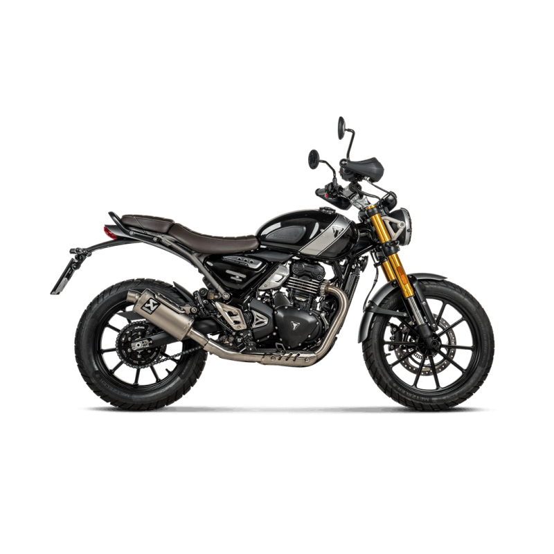 Silencieux Akrapovic Homologué Scrambler 400 X (24-25) S-T4SO1-HDT