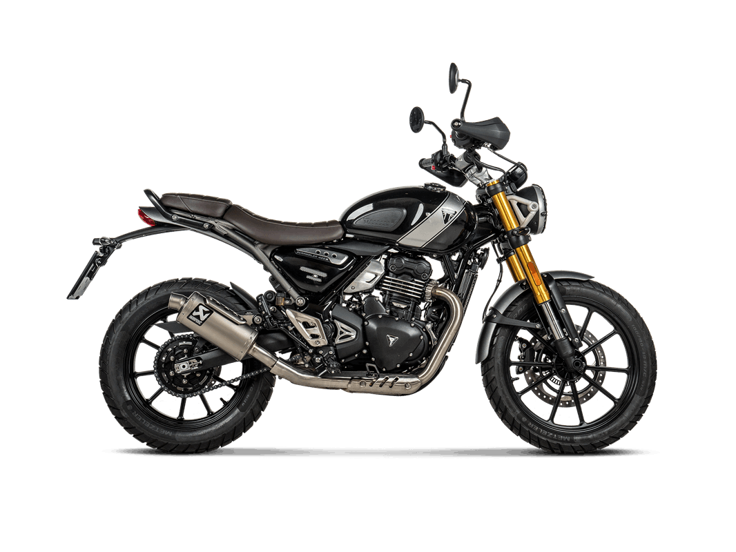 Silencieux Akrapovic Homologué Scrambler 400 X (24-25) S-T4SO1-HDT