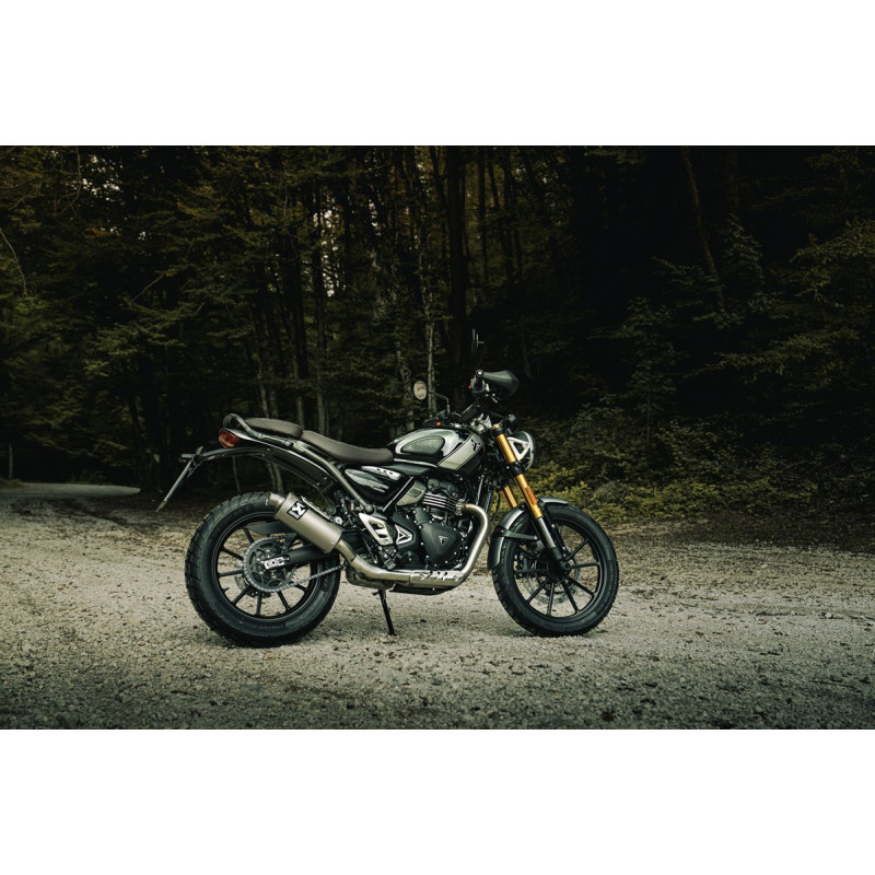 Silencieux Akrapovic Homologué Scrambler 400 X (24-25) S-T4SO1-HDT