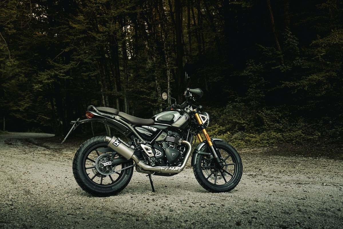 Silencieux Akrapovic Homologué Scrambler 400 X (24-25) S-T4SO1-HDT